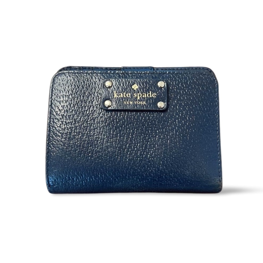Kate Spade Navy Blue Leather Wallet